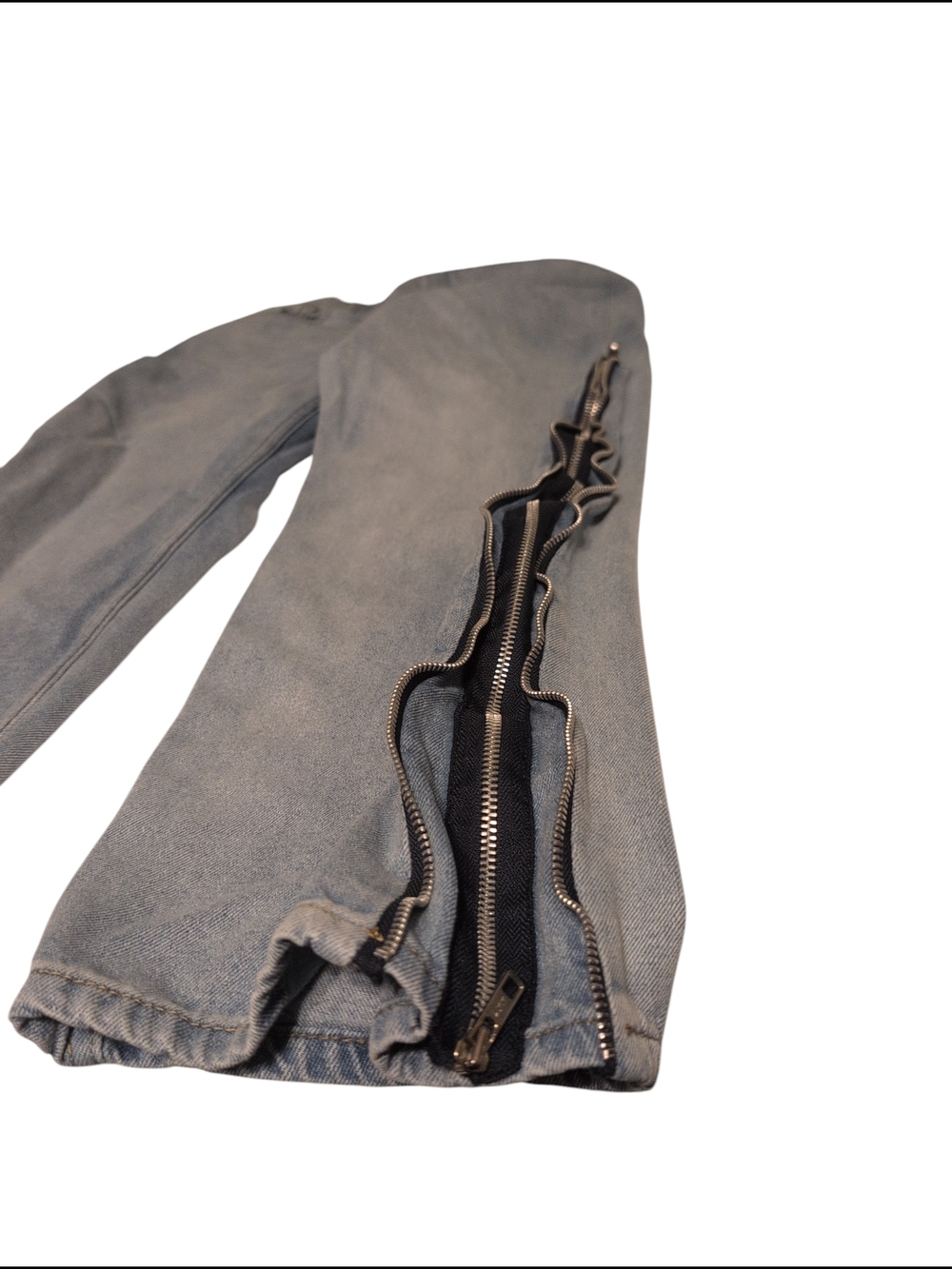 Vintage Man boohooMan Zippers Button Fly Unique Jeans Denim 32x30 - Picture 6 of 14